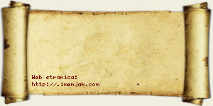 Nadja Perović vizit kartica